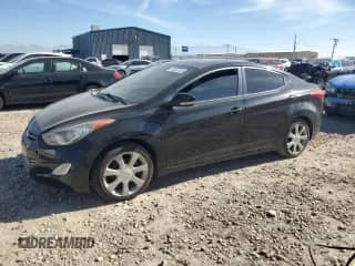2012 Hyundai Elantra GLS with VIN KMHDH4AE0CU281835, listed as a Copart auction lot 90837345 with 157,421 mi miles and Clean title. Bid and sale history available at DreamBid. Image 1.