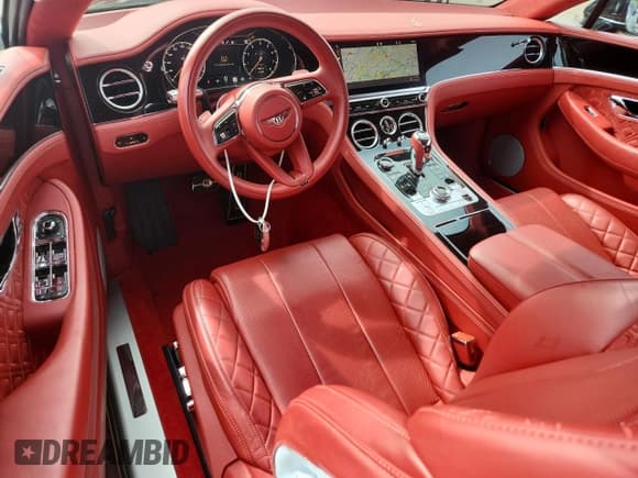 ✅ 2022 Bentley Continental GT GT V8 • VIN: SCBCG2ZG5NC092767 • Lot: 71908575. Listed on Copart with 10,231 mi. Free auction sales archive from the USA and detailed vehicle history report at DreamBid. Image 8.