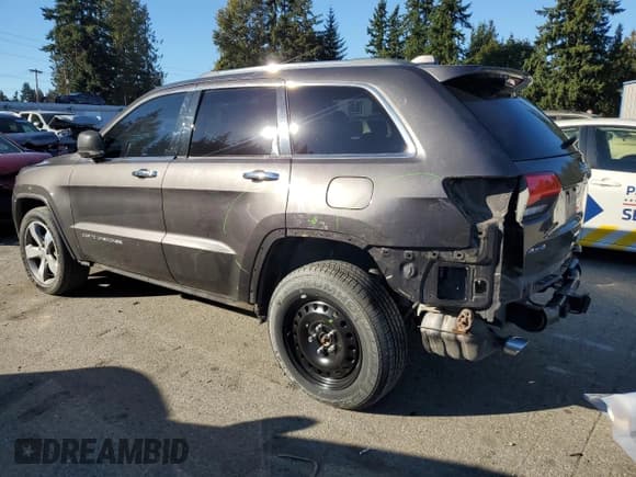 ✅ 2014 Jeep Grand Cherokee Overland • VIN: 1C4RJFCGXEC474530 • Lot: 86243445. Listed on Copart with 85,010 mi. Free auction sales archive from the USA and detailed vehicle history report at DreamBid. Image 2.