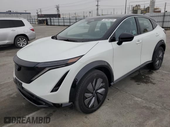 ✅ 2023 Nissan ARIYA Engage • VIN: JN1AF0BA4PM401761 • Лот: 50798724. Опубликован ранее на Copart с пробегом 12 780 миль. Бесплатный доступ к архиву аукционных продаж из США и подробный отчёт об истории автомобиля на DreamBid. Изображение 1.