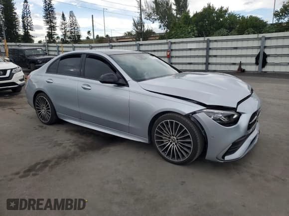 ✅ 2023 Mercedes-Benz C 300 • VIN: W1KAF4GBXPR132891 • Lot: 90922755. Listed on Copart with Not provided. Free auction sales archive from the USA and detailed vehicle history report at DreamBid. Image 4.