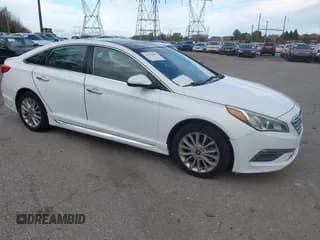 ✅ 2015 Hyundai Sonata Sport • VIN: 5NPE34AF4FH048992 • Лот: 43570681. Опубликован ранее на IAAI с пробегом 37 271 миль. Бесплатный доступ к архиву аукционных продаж из США и подробный отчёт об истории автомобиля на DreamBid. Изображение 1.