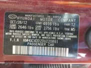 ✅ 2013 Hyundai Genesis 3.8L • VIN: KMHGC4DD2DU220891 • Lot: 52946075. Listed on Copart with 153,847 mi. Free auction sales archive from the USA and detailed vehicle history report at DreamBid. Image 12.