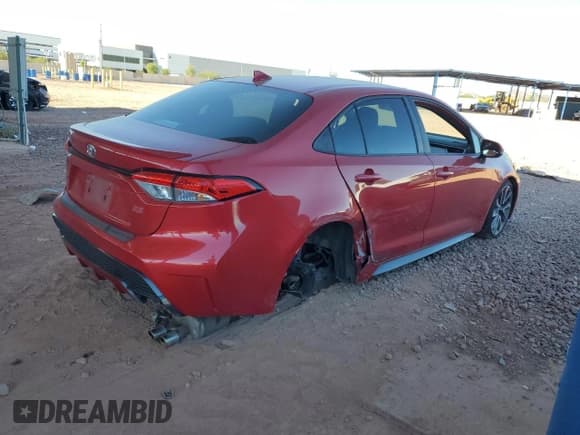 ✅ 2021 Toyota Corolla SE • VIN: 5YFS4MCE4MP077767 • Лот: 91321165. Опубликован ранее на Copart с пробегом 55 435 миль. Бесплатный доступ к архиву аукционных продаж из США и подробный отчёт об истории автомобиля на DreamBid. Изображение 3.