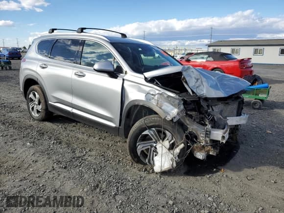 ✅ 2022 Hyundai Santa Fe SEL • VIN: 5NMS2DAJ8NH409355 • Lot: 82594975. Listed on Copart with 33,651 mi. Free auction sales archive from the USA and detailed vehicle history report at DreamBid. Image 4.