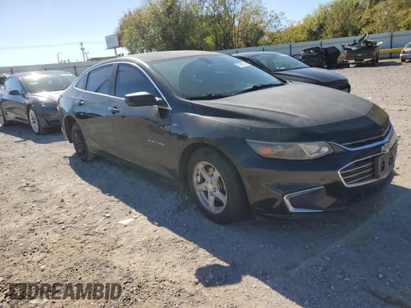 ✅ 2017 Chevrolet Malibu LS • VIN: 1G1ZB5ST2HF147430 • Lot: 91366725. Listed on Copart with 190,067 mi. Free auction sales archive from the USA and detailed vehicle history report at DreamBid. Image 4.