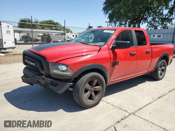 ✅ 2020 Ram 1500 Warlock • VIN: 1C6RR6GG4LS153967 • Лот: 55887655. Опубликован ранее на Copart с пробегом 35 399 миль. Бесплатный доступ к архиву аукционных продаж из США и подробный отчёт об истории автомобиля на DreamBid. Изображение 1.