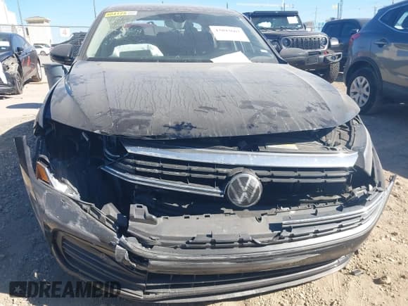 ✅ 2024 Volkswagen Jetta S • VIN: 3VW5M7BU6RM094296 • Lot: 43893667. Listed on IAAI with 46,855 mi. Free auction sales archive from the USA and detailed vehicle history report at DreamBid. Image 13.