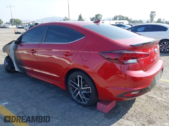 ✅ 2019 Hyundai Elantra Sport • VIN: KMHD04LB1KU860759 • Lot: 43603334. Listed on IAAI with Not provided. Free auction sales archive from the USA and detailed vehicle history report at DreamBid. Image 3.