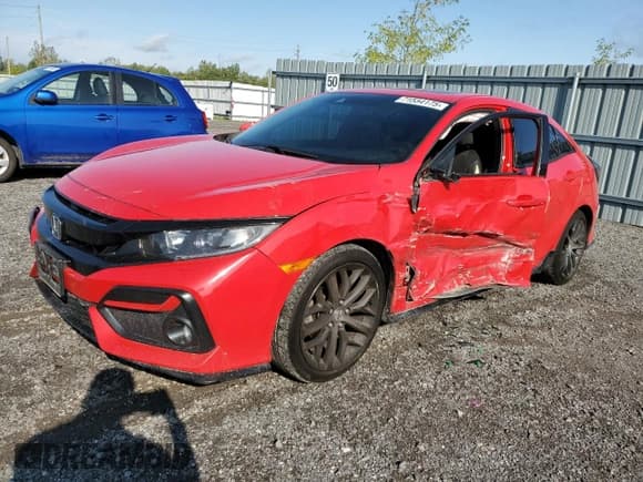 ✅ 2020 Honda Civic Sport • VIN: SHHFK7H44LU300827 • Lot: 71554175. Listed on Copart with 71,332 mi. Free auction sales archive from the USA and detailed vehicle history report at DreamBid. Image 1.