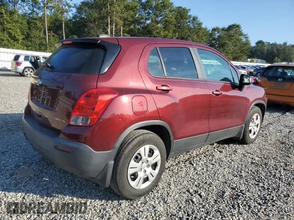 2016 Chevrolet Trax LS с VIN 3GNCJKSB2GL212911, выставлен на аукционе Copart как лот 83774235 с пробегом 60 813 миль миль и Списание • Salvage title. История ставок и продаж доступна на DreamBid. Изображение 3.