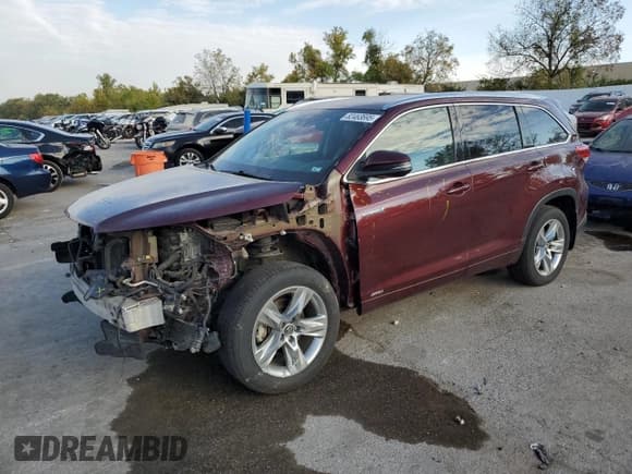 ✅ 2017 Toyota Highlander Hybrid Limited • VIN: 5TDDGRFH2HS021729 • Lot: 82463695. Listed on Copart with Not provided. Free auction sales archive from the USA and detailed vehicle history report at DreamBid. Image 1.