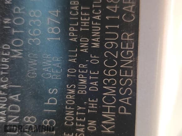 ✅ 2009 Hyundai Accent GS • VIN: KMHCM36C29U114846 • Лот: 70232675. Опубликован ранее на Copart с пробегом 118 476 миль. Бесплатный доступ к архиву аукционных продаж из США и подробный отчёт об истории автомобиля на DreamBid. Изображение 13.