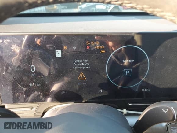 2024 Hyundai Kona Limited with VIN KM8HE3A39RU176030, listed as a Copart auction lot 85890324 with 3,140 mi miles and Salvage title. Bid and sale history available at DreamBid. Image 9.