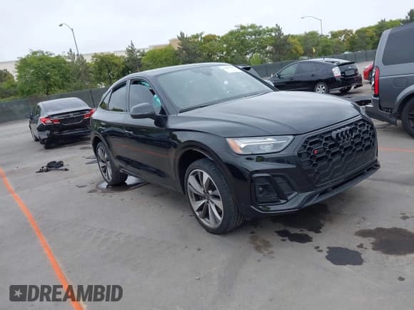 ✅ 2023 Audi SQ5 Sportback Premium Plus • VIN: WA124AFY1P2155925 • Lot: 42431142. Listed on IAAI with Not provided. Free auction sales archive from the USA and detailed vehicle history report at DreamBid. Image 1.