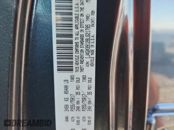 ✅ 2008 Jeep Wrangler Unlimited X • VIN: 1J4GA39128L621785 • Lot: 85552555. Listed on Copart with 207,716 mi. Free auction sales archive from the USA and detailed vehicle history report at DreamBid. Image 13.