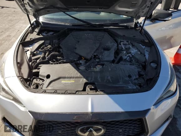 ✅ 2020 Infiniti Q60 Red Sport 400 • VIN: JN1FV7EK4LM400058 • Lot: 50720485. Listed on Copart with 47,782 mi. Free auction sales archive from the USA and detailed vehicle history report at DreamBid. Image 11.