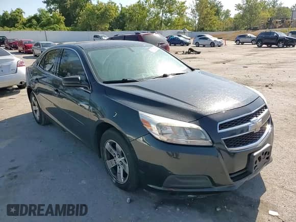 2013 Chevrolet Malibu LS with VIN 1G11B5SA0DF344098, listed as a Copart auction lot 81085595 with 75,500 mi miles and Salvage title. Bid and sale history available at DreamBid. Image 13.