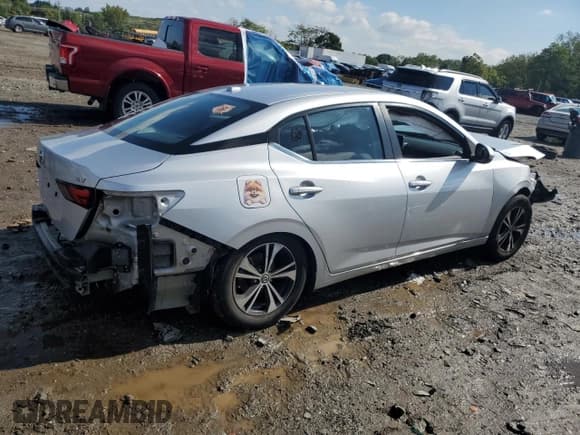 ✅ 2021 Nissan Sentra SV • VIN: 3N1AB8CV0MY236327 • Лот: 81138335. Опубликован ранее на Copart с пробегом 78 376 миль. Бесплатный доступ к архиву аукционных продаж из США и подробный отчёт об истории автомобиля на DreamBid. Изображение 3.