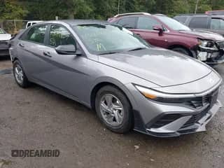 2024 Hyundai Elantra SE with VIN KMHLL4DG2RU726978, listed as a IAAI auction lot 43184867 with 12,645 mi miles and . Bid and sale history available at DreamBid. Image 1.