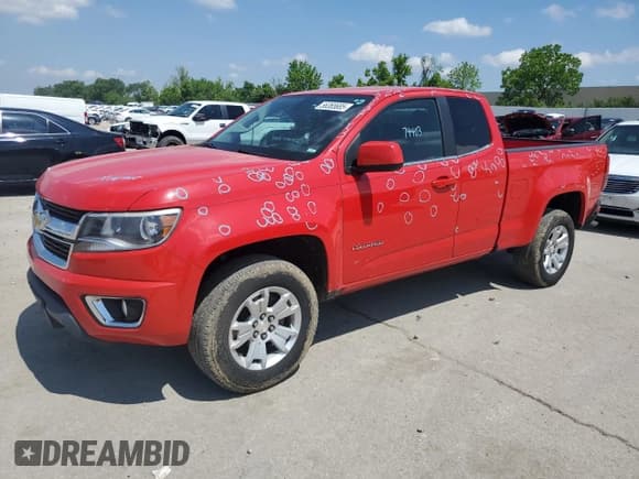 ✅ 2015 Chevrolet Colorado 4WD LT • VIN: 1GCHTBEA8F1146043 • Лот: 56365685. Опубликован ранее на Copart с пробегом 160 950 миль. Бесплатный доступ к архиву аукционных продаж из США и подробный отчёт об истории автомобиля на DreamBid. Изображение 1.