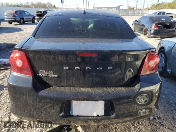 ✅ 2014 Dodge Avenger SE • VIN: 1C3CDZAB5EN107176 • Lot: 77333194. Wystawiony na Copart z przebiegiem 186 184 mil. Bezpłatny archiwum sprzedaży aukcyjnych z USA i szczegółowy raport historii pojazdu na DreamBid. Zdjęcie 6.