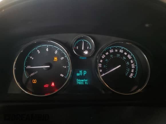 2013 Chevrolet Captiva Sport LTZ with VIN 3GNAL4EK2DS588650, listed as a Copart auction lot 77905244 with 74,631 mi miles and Salvage title. Bid and sale history available at DreamBid. Image 9.