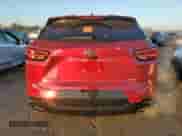 2025 Chevrolet Blazer RS z VIN 3GNKBERS0SS140928, wystawiony jako Copart lot #81860145 z przebiegiem 6 396 mil mil oraz Nie do naprawy • Non repairable. Historia ofert i sprzedaży dostępna na DreamBid. Obrazek 6.