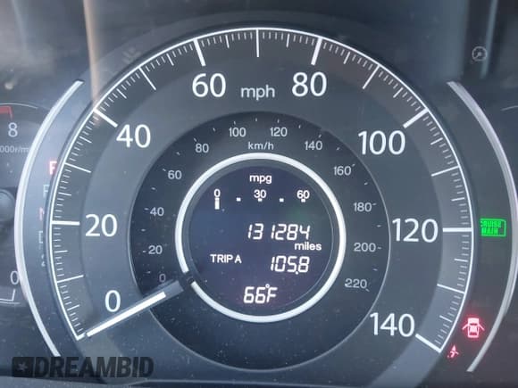 ✅ 2013 Honda CR-V EX-L • VIN: 5J6RM4H75DL053568 • Lot: 43521380. Listed on IAAI with 131,284 mi. Free auction sales archive from the USA and detailed vehicle history report at DreamBid. Image 15.