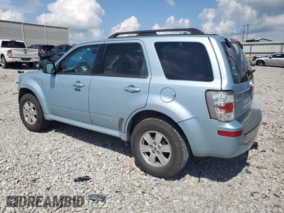 2009 Mercury Mariner with VIN 4M2CU81799KJ24372, listed as a Copart auction lot 65468924 with 123,284 mi miles and Salvage title. Bid and sale history available at DreamBid. Image 2.