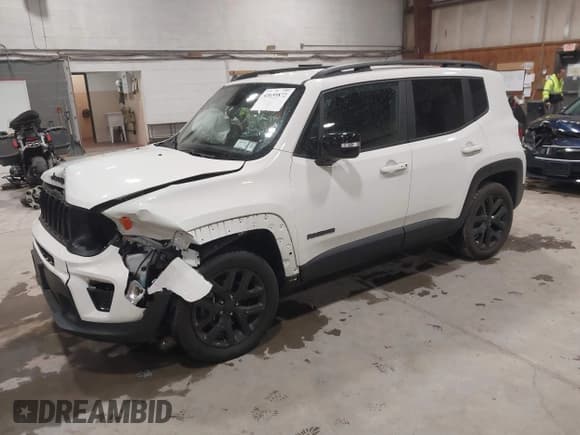 ✅ 2022 Jeep Renegade Altitude • VIN: ZACNJDE16NPN46943 • Lot: 43659872. Listed on IAAI with 21,261 mi. Free auction sales archive from the USA and detailed vehicle history report at DreamBid. Image 17.