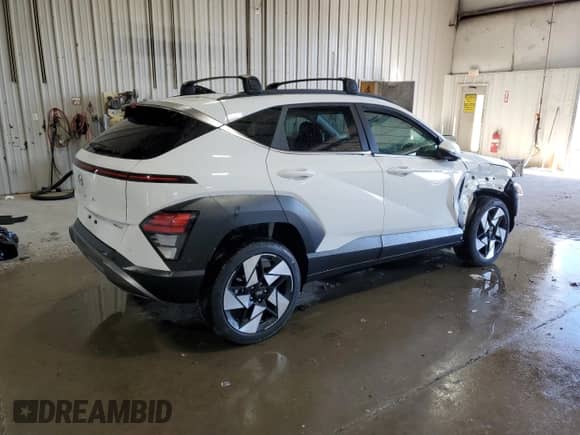 2024 Hyundai Kona Limited с VIN KM8HECA34RU136812, выставлен на аукционе Copart как лот 86061725 с пробегом 12 624 миль миль и Списание • Salvage title. История ставок и продаж доступна на DreamBid. Изображение 3.