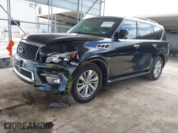 ✅ 2016 Infiniti QX80 • VIN: JN8AZ2NF6G9613639 • Лот: 42776113. Опубликован ранее на IAAI с пробегом 154 729 миль. Бесплатный доступ к архиву аукционных продаж из США и подробный отчёт об истории автомобиля на DreamBid. Изображение 2.