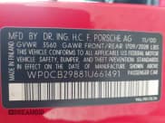 ✅ 2001 Porsche Boxster S • VIN: WP0CB29881U661491 • Lot: 43477901. Listed on IAAI with 41,872 mi. Free auction sales archive from the USA and detailed vehicle history report at DreamBid. Image 9.