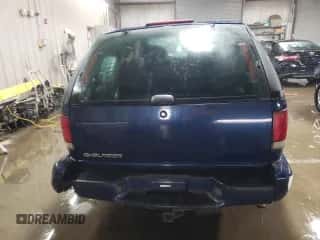 2005 Chevrolet Blazer with VIN 1GNCS18X65K101710, listed as a Copart auction lot 76982844 with 129,988 mi miles and Salvage title. Bid and sale history available at DreamBid. Image 6.