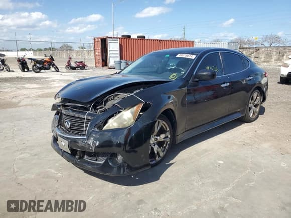 ✅ 2012 Infiniti M • VIN: JN1BY1AP0CM333480 • Лот: 87204045. Опубликован ранее на Copart с пробегом 193 126 миль. Бесплатный доступ к архиву аукционных продаж из США и подробный отчёт об истории автомобиля на DreamBid. Изображение 1.