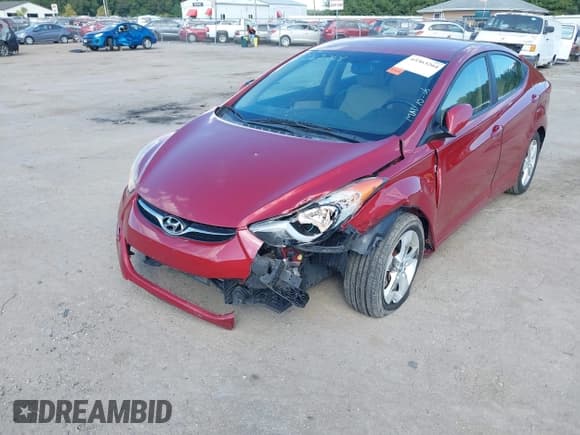✅ 2013 Hyundai Elantra GLS • VIN: KMHDH4AE9DU631867 • Lot: 43363264. Listed on IAAI with 64,875 mi. Free auction sales archive from the USA and detailed vehicle history report at DreamBid. Image 6.