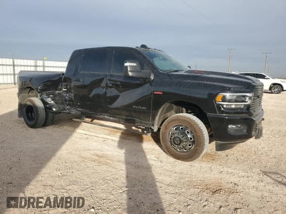 ✅ 2024 Ram 3500 Laramie • VIN: 3C63RRML9RG273322 • Lot: 80300584. Listed on Copart with 10,026 mi. Free auction sales archive from the USA and detailed vehicle history report at DreamBid. Image 4.