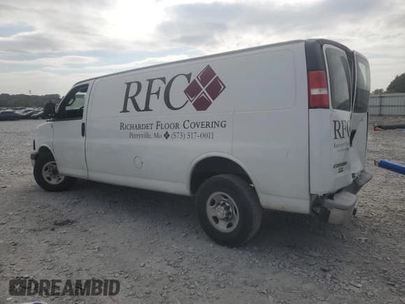 ✅ 2019 Chevrolet Express Cargo • VIN: 1GCZGHFG4K1171661 • Lot: 82520315. Listed on Copart with Not provided. Free auction sales archive from the USA and detailed vehicle history report at DreamBid. Image 2.