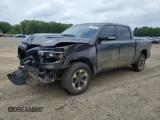 2022 Ram 1500 Rebel with VIN 1C6SRFLT4NN206009, listed as a Copart auction lot 57429605 with 61,844 mi miles and Salvage title. Bid and sale history available at DreamBid. Image 1.