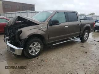 ✅ 2015 Ford F-150 XLT • VIN: 1FTEW1EF1FKE73748 • Lot: 90114235. Listed on Copart with 52,587 mi. Free auction sales archive from the USA and detailed vehicle history report at DreamBid. Image 1.