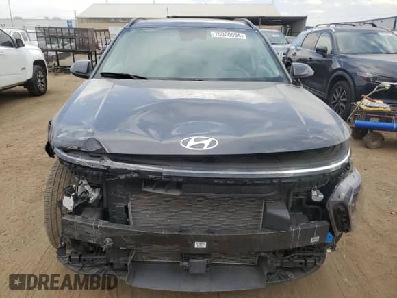 2024 Hyundai Kona SEL with VIN KM8HCCAB6RU045876, listed as a Copart auction lot 75000094 with 32,157 mi miles and Salvage title. Bid and sale history available at DreamBid. Image 5.