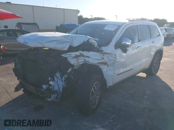 ✅ 2021 Jeep Grand Cherokee Limited • VIN: 1C4RJEBGXMC656335 • Lot: 43675432. Listed on IAAI with 117,796 mi. Free auction sales archive from the USA and detailed vehicle history report at DreamBid. Image 2.