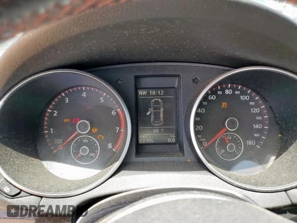 ✅ 2012 Volkswagen Golf GTI w/Conv & Sunroof • VIN: WVWEV7AJ8CW125885 • Lot: 61879735. Listed on Copart with 88,406 mi. Free auction sales archive from the USA and detailed vehicle history report at DreamBid. Image 9.