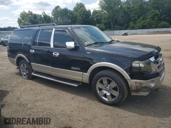 ✅ 2007 Ford Expedition Max Eddie Bauer • VIN: 1FMFK18537LA19480 • Lot: 68074685. Listed on Copart with Not provided. Free auction sales archive from the USA and detailed vehicle history report at DreamBid. Image 4.