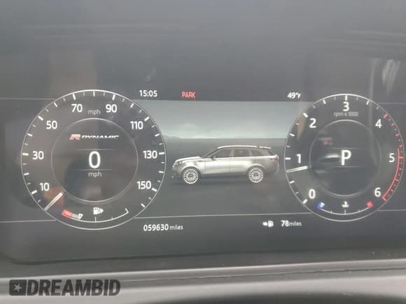 ✅ 2018 Land Rover Range Rover Velar R-Dynamic SE • VIN: SALYL2RN5JA716045 • Лот: 89520505. Опубликован ранее на Copart с пробегом 59 630 миль. Бесплатный доступ к архиву аукционных продаж из США и подробный отчёт об истории автомобиля на DreamBid. Изображение 9.