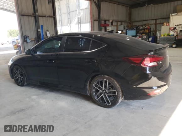 ✅ 2019 Hyundai Elantra Sport • VIN: KMHD04LB2KU819394 • Lot: 67483855. Listed on Copart with 55,936 mi. Free auction sales archive from the USA and detailed vehicle history report at DreamBid. Image 2.