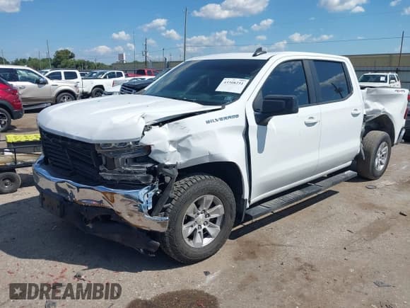 ✅ 2020 Chevrolet Silverado 1500 LT • VIN: 3GCPYDEK6LG245474 • Lot: 43308251. Listed on IAAI with 107,604 mi. Free auction sales archive from the USA and detailed vehicle history report at DreamBid. Image 2.