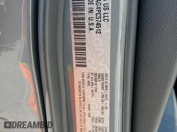 ✅ 2023 Dodge Durango SXT • VIN: 1C4RDJAG4PC574512 • Lot: 42999355. Wystawiony na Copart z przebiegiem 31 301 mil. Bezpłatny archiwum sprzedaży aukcyjnych z USA i szczegółowy raport historii pojazdu na DreamBid. Zdjęcie 14.