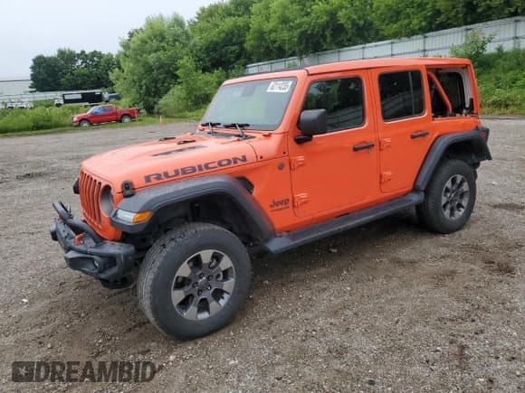 ✅ 2022 Jeep Wrangler Unlimited Sport S • VIN: 1C4HJXDG4NW194018 • Lot: 62114235. Listed on Copart with 38,107 mi. Free auction sales archive from the USA and detailed vehicle history report at DreamBid. Image 1.